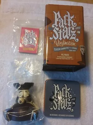 DISNEY Park Starz Series 3 Pig Pirate 3  Vinylmation Variant Limited Of 1000 • $28.88