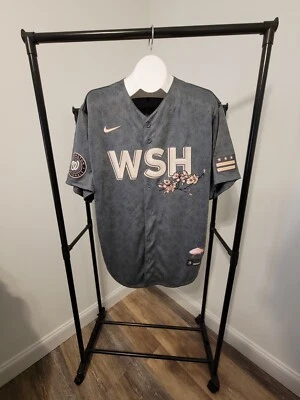 $99.99 • Buy NIKE 'Washington Nationals' City Connect Cherry Blossom Juan Soto #22 Rep Jersey