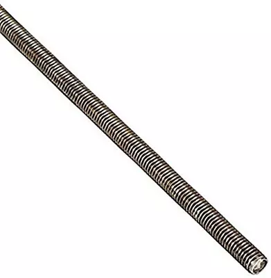 18-8 Stainless Steel Fully Threaded Rod 3/8-16 Thread Size 36 Length Right • $9.75