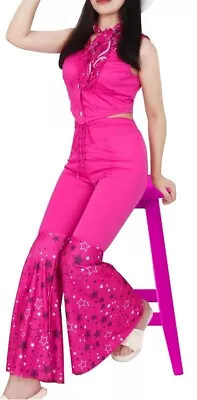 Adult Cowgirl Costume Outfits For Girls 70S Disco 80S Outfit Women Movie 3xl • $15.27