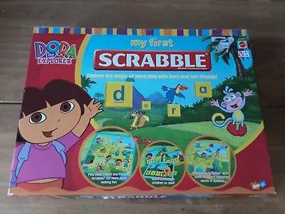 Dora The Explorer My First Scrabble Board Game By Mattel (4yrs+) ~ Complete • £1.25
