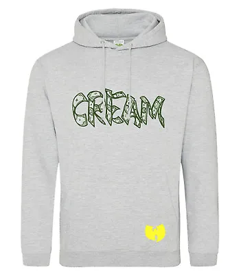 £25.99 • Buy Wu-Tang Clan Cream Dollar Bill Hip Hop Hoody Heather Grey