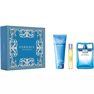 Versace Men's Eau Fraiche Gift Set Fragrances 8011003879298 • $56.89