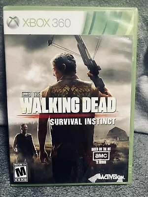 The Walking Dead Survival Instinct Microsoft Xbox 360 No Manual Tested FREE2SHIP • $8.49