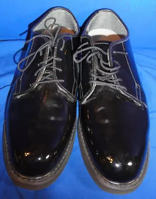 Bates Military Dress Uniform Mens High Gloss Black Formal Shoes 9 D • $35.99