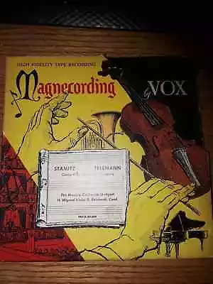 RARE VINTAGE MAGNECORDER REEL TO REEL TAPES 1955 MAGNECORDING By VOX 7 1/2  • $949