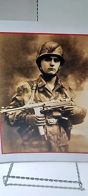 Fallschimjager/ Luftwaffe/ Paratrooper/mp40 Formal Portrait 8x10. Full Gear. 5 • $9