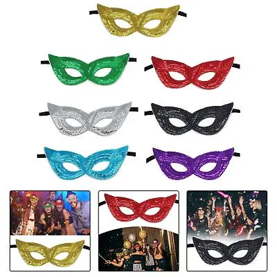 Mardi Gras Masquerade Eye Mask Half Face Costumes Accessory Fancy Dress Eyemask • £3.85