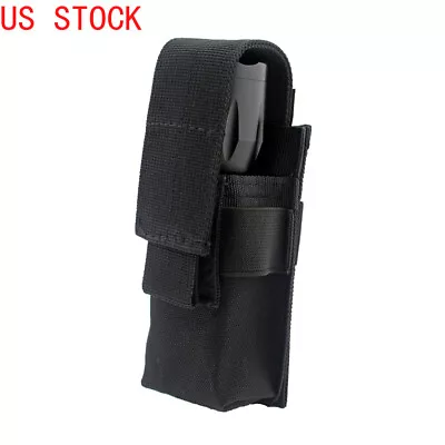 US Tactical Molle Pouch Flashlight Pouch Holster OC Spray Tools Utility Pouch • $8.99