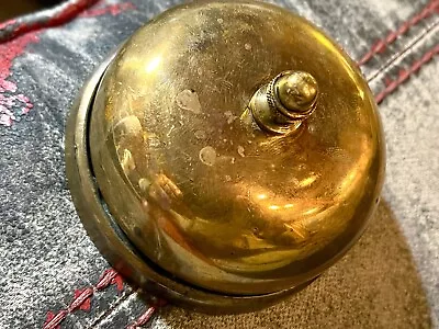 Antique SARGENT  Victorian Mechanical Doorbell Brass Bronze • $98.99