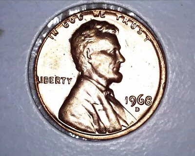 1968d 1c Clash Lincoln Cent #24 • $0.99