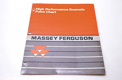 Massey Ferguson A742 (5-92) MPCG 2.5M High Performance Enamels Paint Chart • $11.99