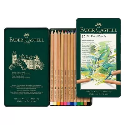 Faber-Castell Pitt Pastel Pencil Color Set Of 12 • $28.73