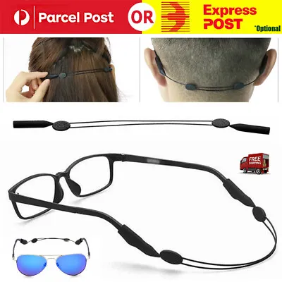 $6.30 • Buy Adjustable Silicone Cord Sunglasses Reading Glasses Spectacles Eyeglass Strap