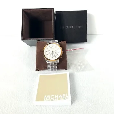 MICHAEL KORS Showstopper Chronograph Quartz Crystal Ladies Watch MK-5394 • $220