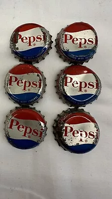 Vintage Pepsi Bottle Caps - Lot Of 6 • $6.26