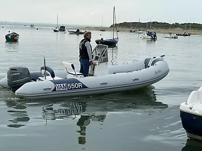 5.5m Yam550R RIB With 100Hp Yamaha Engine • £5000