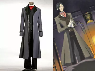 $80.20 • Buy Black Butler/Kuroshitsuji Cosplay Sebastian Michaelis Tutor Full Set Of