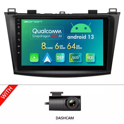 DVR+Eonon M3BLA12S 9  Android 13 8-Core 6+64 Car Radio GPS For Mazda 3 2010-2013 • $328.99