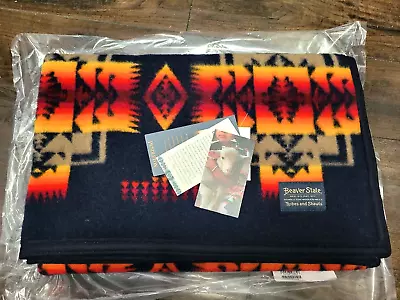 Pendleton Chief Joseph Muchacho Baby Blanket Indigo 32 X44   Made In USA!! • $108