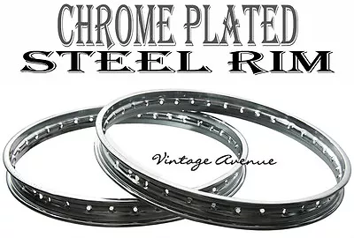$65 • Buy Honda Cr80r Cr80 R Cr85r Cr85 R Front-36h + Rear-36h Chrome Wheel Rim
