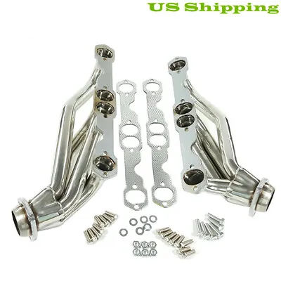 SHORTY EXHAUST HEADER MANIFOLD For 1988-1997 Chevy GMC Truck 307/327/305/350/400 • $150.39