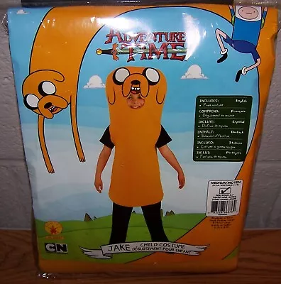 $19.99 • Buy Size M 8/10 For 5-7 Yrs Boys Adventure Time Jake Child Costume Rubies