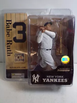 Babe Ruth #3 New York Yankees Mcfarlane Cooperstown Series 2 Figurine 021624JET5 • $24.99