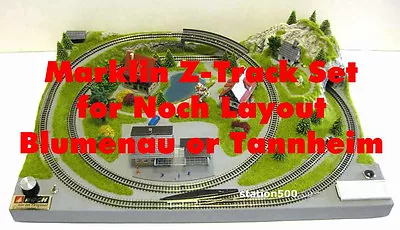 Marklin Z Track-Set For NOCH Z Scale Layout Blumenau 87060 Or Tannheim 87065 • $179.99