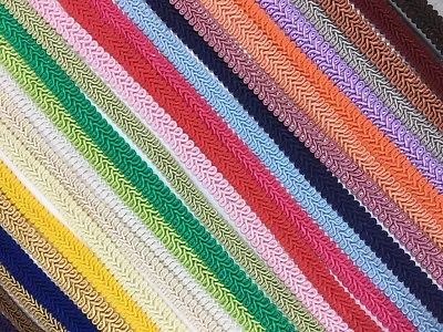 36 Colours14mm SCROLL BRAID Costume Upholstery Furnishing Gimp Costume RIBBON • $2.21