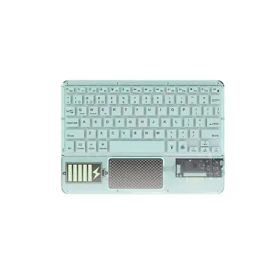 Transparent Shell Backlight Ultrathin Wireless Keyboard With Touchpad Portable • $32.95