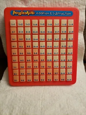 MAGIC MATH MACHINE Press And See Addition & Subtraction Learning Game 1993 • $20