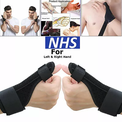 Thumb Spica Support Strap Brace De Quervains Splint Tendonitis Sprain Arthritis • £3.95