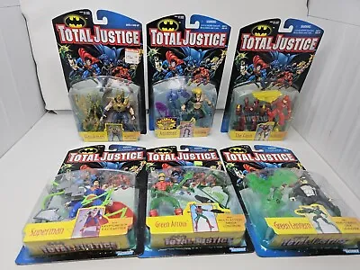 TOTAL JUSTICE- Lot Of 6 Aquaman Variant Superman Green Lantern SEALED Kenner • $39.99