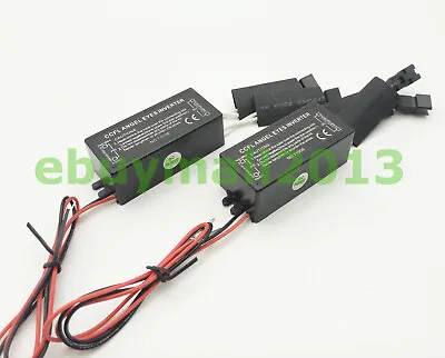 Pair CCFL Angel Eyes Inverter Spare Ballast For Car Halo Rings Demon Devil DRL • $18.81