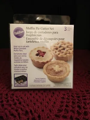 Wilton Mini Muffin Pie Cutter Set New • $13