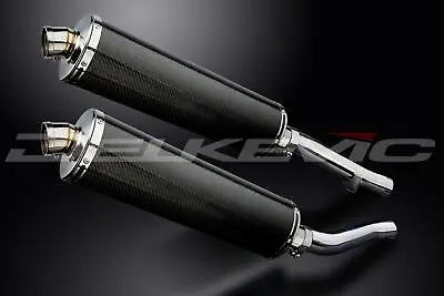 Delkevic 18  Carbon Slip-On Oval Mufflers - Yamaha XJR1200 - 1995-1998 Exhaust • $500.95