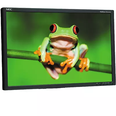 NEC MultiSync E222W 22  1680 X 1050 Widescreen TN LCD - DVI-D VGA NO STAND • £34.99