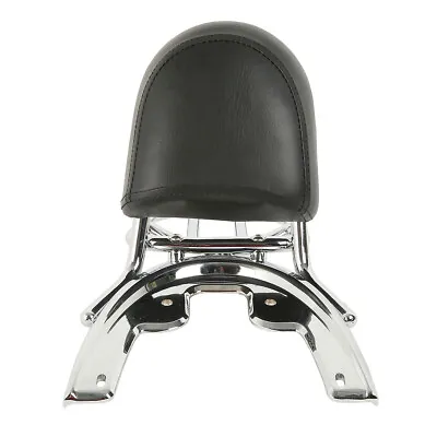 Backrest SissyBar Luggage Rack Baseplate Fit For Harley VRSCA VRSCB VRSCD VROD • $99.99