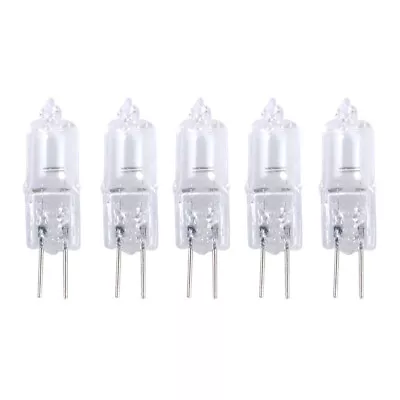  5 Pcs G4 LED Bulb 12v 20w Two Prong Light With Prongs Spotlight Frosted • £4.58