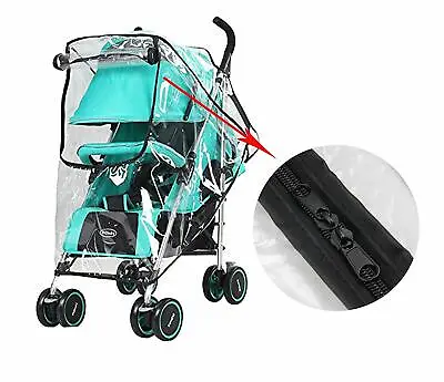 Zipper Rain Wind Cover Shield Protector For Mutsy Infant Baby Child Strollers • $19.99