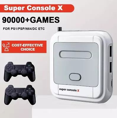 Game Box Super Console X Retro Video Game Console Support 90000 Games 256GB • £59.99