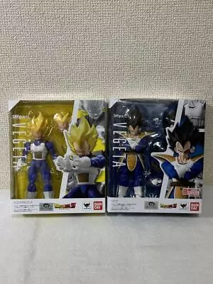 Bandai Tamashii Nations S.H. Figuarts Dragon Ball Z Vegeta 2 Set Japan Unused  • $341.33