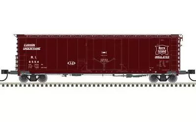Atlas Model Railroad 50005702 N Scale Rock Island 50' GA RBL Box Car #6513 • $28.95