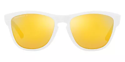 Oakley Frogskins (A) Men Women Sunglasses Matte White / Prizm 24K Mirrored • $195