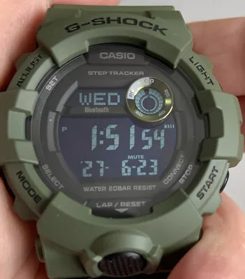 Casio Mens G-Shock Khaki Coloured Watch. GBD-800. • £69.99