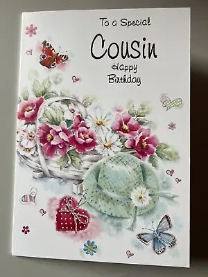 To A Special Cousin Birthday Card For  Females High Quality Card. • £2.50