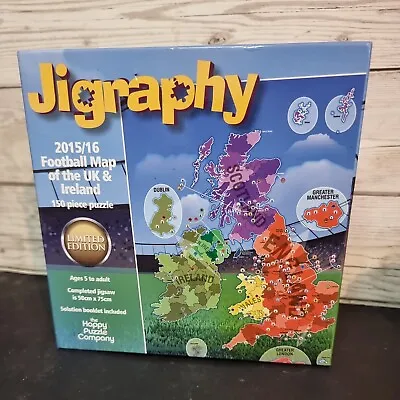 Jigraphy Limited Edition 2015/16 Football Map Of UK & Ireland Jigsaw Puzzle Gift • £0.99