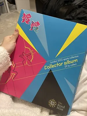 London 2012 Olympic Sports Collection Collector Album 50p Coins Set Royal Mint • £198