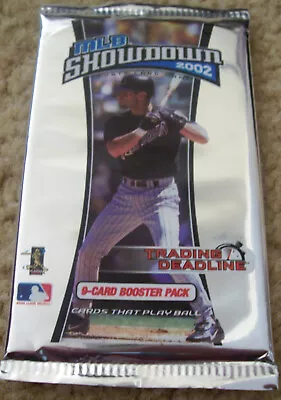 2002 MLB Showdown Trading Deadline 9-Card Booster Pack • $12.50